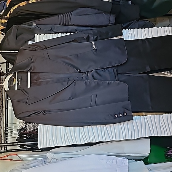 VERSACE Authentic 2 Piece Trousers and Blaze Jacket Pantsuit (READ MEASUREMENTS) - Picture 15 of 16